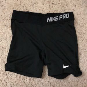 Nike Pro shorts girls size L, women’s XS.